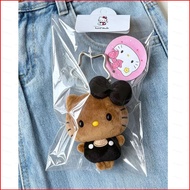 (Individually Packaged No Header Card)Sanrio Hello Kitty Plushie Tanned Skin Hawaiian Cute Bag Charm