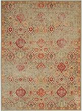 Nourison Somerset Light Green Oriental Area Rug 7'9" x 10'10", 7'9"X10'10",