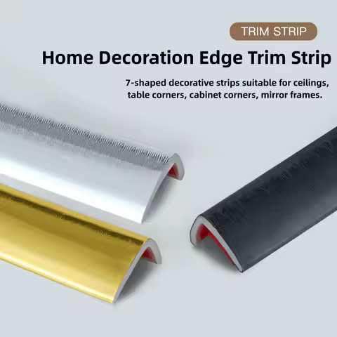 Home Decoration Wall 3D Sticker Ceiling Corner Decor Strip Table Corners Cabinet Corners Mirror Fram