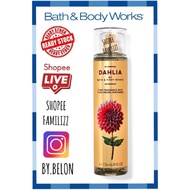 Dahlia Collection BBW Bath & Body Works Body Mist Perfume Shower Gel Lotion Gift Set Pewangi Bilik