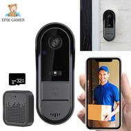 Wireless Video Doorbell with Chime and Night Vision 2-Way Audio Smart Home Security System