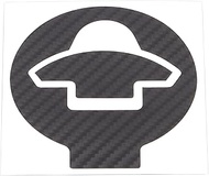 KITACO 000-9033150 Tank Cap Decal, Yamaha/Type 1, Carbon Tone, YZF-R25 (1WD/B0E1/B3P) YZF-R3 (B02/BR