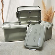 Homebase ME LIVING 100L PLASTIC BIN GRIZZLY THAILAND 70X48X43CM GRAY