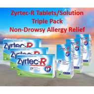 Zyrtec-R (10's Tablets/75ml Solution) Triple Pack