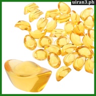 36 Pcs Decor Feng Shui Chinese Collectible Desk Ornament Crystal Yuan Bao Figurine  uiran3