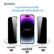 ฟิล์มกันมอง สำหรับiPhone 15 ,pro max ,14 13,12 pro max ฟิล์มกันเสือก ไอโฟน ฟิล์ม กันมองข้าง