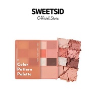 [I'M MEME] Color Pattern Palette 001 Coral Pattern 9.4g Multi Eye Shadow & Blusher Card Size Pocket 