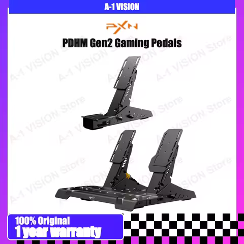 new PXN PDHM Gen2 PD HM Gen2 Gaming Steering Wheel Pedals Hall Magnetic Effect & Adjustable Pedal St