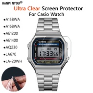 3Pcs Screen Protector For Casio A158WA A168WA AE1200 AE1400 AQ230 LA670 LA-20WH W800H-1AV F-91W B650