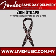 Fender Zion Guitar Strap, 2-inch, Gray Aztec / Copper Aztec / Black Aztec / Purple Aztec