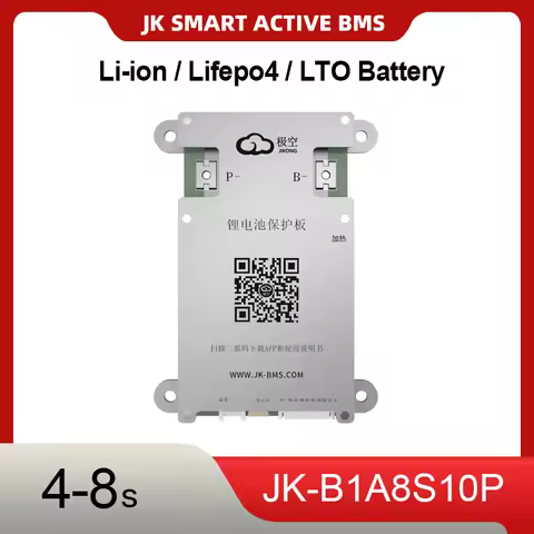 JK SMART ACTIVE BMS B1A8S10P 4S 5S 6S 7S 8S Smart Bms 100A Lifepo4 Li-Ion LTO Battery Active Balance