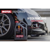 MOTUL H-TECH Prime 5W-40 fully synthetic engine oil (4 liter) for gasoline &amp; diesel engine lubricant