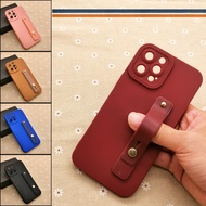 Ip ho ne 15 Ip 15 Plus Ip 15 Pro Ip 15 Pro Max Plain Ring I-Ring Back Silicone Case Cover Casing Mob