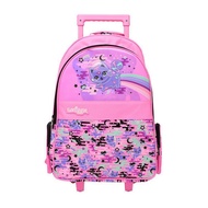 Smiggle Away Trolley Backpack with Light Up Wheels Pink - IQL446757Pnk