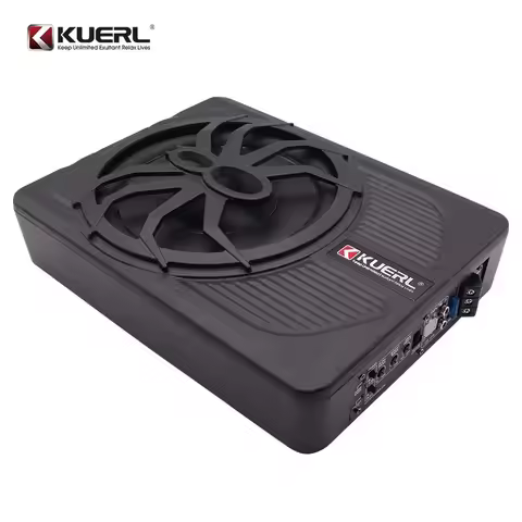 Car Audio Modification 10-inch Active High-power Pure Subwoofer, Ultra-thin Under-seat Car Subwoofer