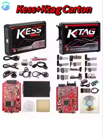 EU Red Kess V2 V5.017 Online 2.80 and KTAG 7.020 2.25 KTAG ECU Programming Tools OBD2 Tuning Kess Kt