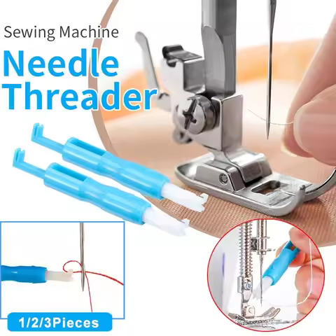 1/3Pcs Sewing Machine Needle Threader Automatic Threader Quick Sewing Threader Needle Threading Inse
