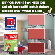 Nippon Paint EasyWash Interior collection 5 Liter Strawberry Ice 1266T / Fire Princess 1268D / Diva 