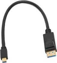 Sanpyl Mini DisplayPort to DisplayPort Cable, 8K DP Cable 8K 60HZ 4K 144HZ 2K 165Hz 32.4Gbps 30cm Mini Displayport Extension Cable for Laptop PC TV Gaming Monitor