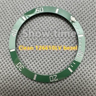 QXJ Watch Part Clean Factory Ceramic Bezel 116610/126610 Submariner Green Hulk Replacement Accessori