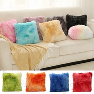 Soft Fur Cushion Cover Colorful Home Decor Throw Pillow Cover Fluffy Plush Living Room Decorative Pi