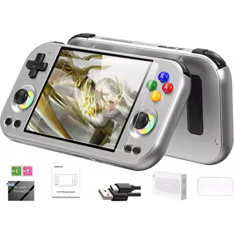 Best Selling RG477M Retro Handheld Game Console Android 14 Dimensity 8300 4.7 Inch Touch WiFi Blueto