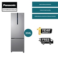 Panasonic NR-BC360XS Fridge Econavi 2 Door 358L NR-BC360XSMY
