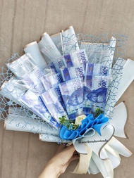 Free uang mainan Buket uang 5 10 15 buket boneka wisuda bunga matahari artificial hampers wisuda pia