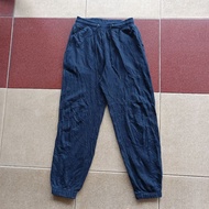 GU S navy jogger pants