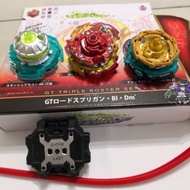 (CLEAR STOCK) READY STOCK #Beyblade Burst B-149 (3 beyblade in 1 box(FULL SET)WITH LAUNCHER