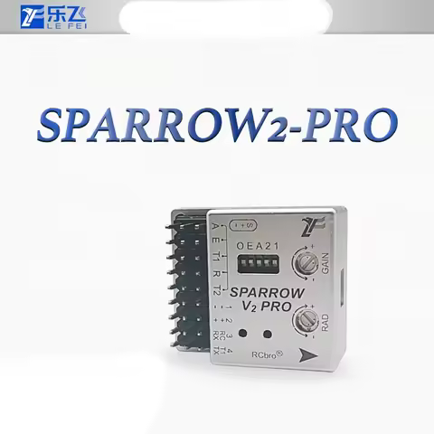 LEFEI Sparrow 2 Pro Fixed Wing Flight Control Model Digital OSD RC Drone support DJI O3 Air Unit Cad