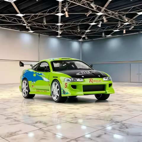 Jada 1:24 Fast & Furious Brian’s Eclipse Simulation Diecast Car Metal Alloy Model Car Collection Gif