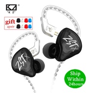 KZ ZST X 1BA 1DD Hybrid HIFI In Ear Earphones Bass Earbud Sport Noise Cancelling Headset KZ ZSTX ZSN X ZSX ZS10 ES4 V80 C12