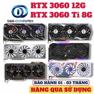 VGA RTX 3060 12G RTX 3060 Ti 8G BRANDS - USED.