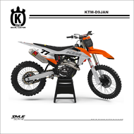 DECAL FULLBODY KTM 250 2017-2022 DEKAL FULLBODY KTM 250