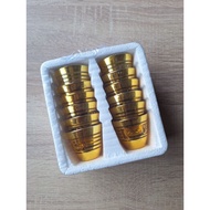 12PCS GOLDEN CAWA SLOKI GLASS GOLD GLASS MINI GLASS ZAMZAM GLASS ZAM ZAM WATER GLASS MINI GLASS SOUV