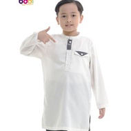 PUTIH Jukid Naim - Jubah Kids Bani Knee-Length koko Clothes For Children White koko Clothes For Chil