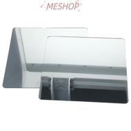 MESHOPMY 4 Pack Wall Mirror Tiles, Acrylic 8 X 8 Inch Square Mirror, Frameless Self Adhesive Small M