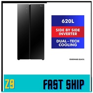 Hisense 4 Door Inverter Fridge 520L Refrigerator RQ568N4ABU (Black)