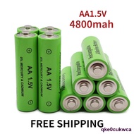 NEW AA battery 4800 mAh Rechargeable battery NI-MH 1.5 V AA battery for Clocks, mice, computers, toys etc. .