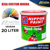 Cat Tembok Spotless Anti Noda 20 Liter Pail / Nippon Paint Bisa Custom