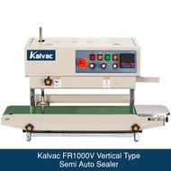 KALVAC INK PRINTED FR1000V VERTICAL CONTINUOUS BAND SEALER/SEALING MACHINE