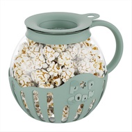 (LAWC) Popcorn Maker Microwave Snack Popcorn Air Poppers 2.25 Quart Popcorn Bowl Borosilicate Kitche