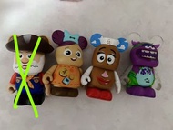 Disney Vinylmation Toy Story 礦工 薯蛋頭太太 反斗奇兵 玩具總動員 怪獸大學 Art mrs potato head stinky Pete Dolly