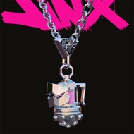 League of Legends Arcane Jinx Chewing Necklace Fashion Design Niche High-End Fashion Pendant BURN