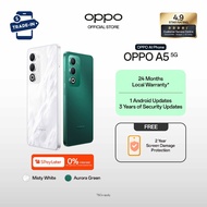 OPPO A5 5G 8(4+4GB)+128GB / 6000mAh Battery + 45W SUPERVOOC / MediaTek Dimensity 6300 / IP65 Water &