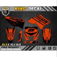Decal KLX OLD DECAL KLX S DECAL STICKER KLX 20
