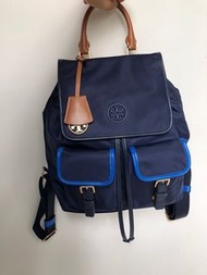 ‼️現貨款 Tory Burch Perry Nylon Flap backpack bag piper 圓logo款背包背囊 連小掛飾‼️