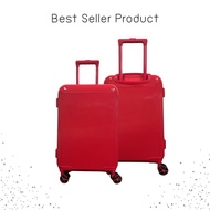 DD#VAC กระเป๋าเดินทาง กระเป๋าเดินทางล้อลาก ABS พรีเมี่ยม ทันสมัย น้ำหนักเบา ขนาด 20-28 นิ้ว  (RED) #8-H210GS