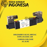 SOLENOID VALVE 4V230C-08 SELENOID VALVE AIRTAC TYPE 4V230C-08 AC220 DC 24/